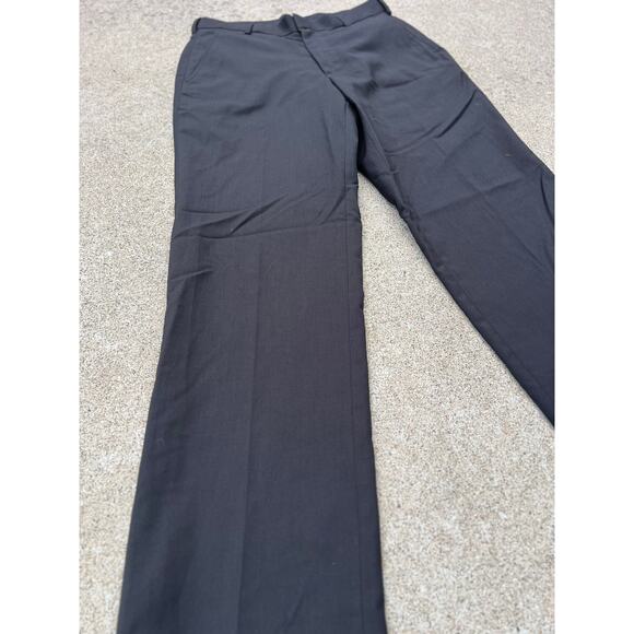 J. Ferrar Pants Men Size 30 X 30 Black Modern Fit Straight Leg Dress Trousers - Picture 2 of 6